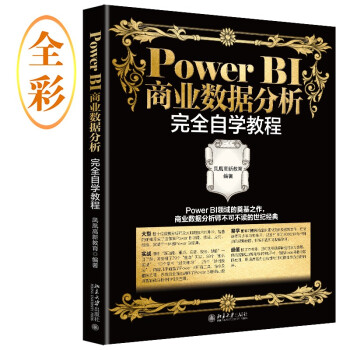 《PowerBI商业数据分析完全自学教程》[96M]百度网盘|pdf下载|亲测有效