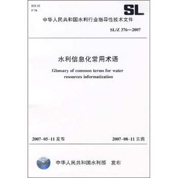 《水利信息化常用术语》[65M]百度网盘|pdf下载|亲测有效